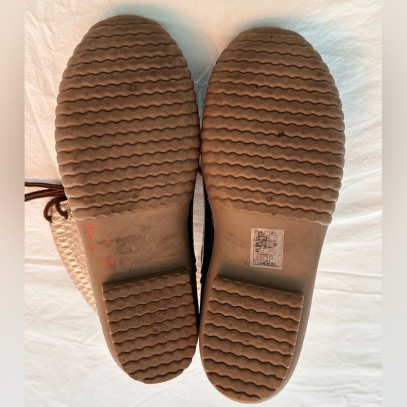 Yoki Duck Boots Navy & Gold Size 10 - Picture 5 of 12